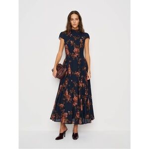 NWT Reformation Maven Midi Dress in Lyric Size 4
